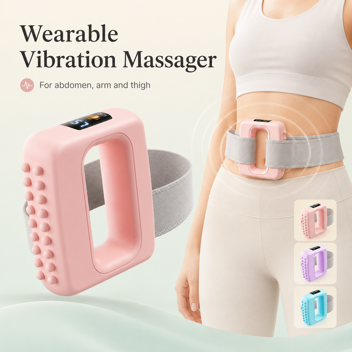 LOOP ONE Pro™ Full-Body Vibration Massager with Adjustable Wrap Belt