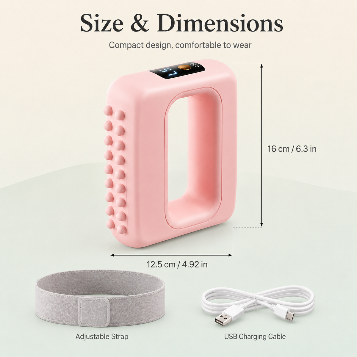 LOOP ONE Pro™ Full-Body Vibration Massager with Adjustable Wrap Belt